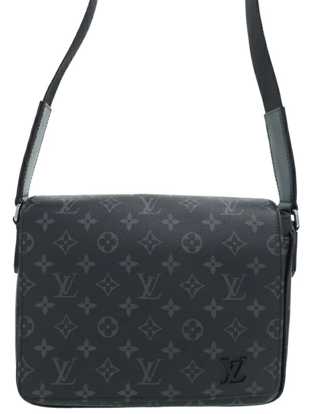 Louis Vuitton Monogram Eclipse Black District Shoulder Bag